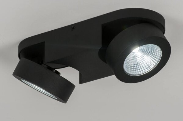 Stropní designové LED svítidlo do chodby AV Black II (LMD)