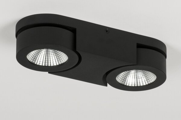 Stropní designové LED svítidlo do chodby AV Black II (LMD)