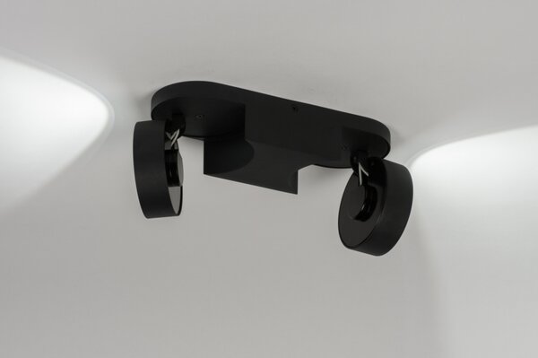 Stropní designové LED svítidlo do chodby AV Black II (LMD)