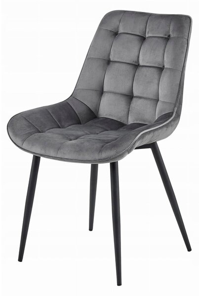 Elegantní jídelní židle BERA v tmavě šedé barvě