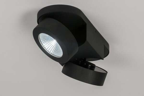 Stropní designové LED svítidlo do chodby AV Black II (LMD)