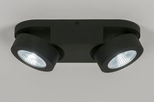 Stropní designové LED svítidlo do chodby AV Black II (LMD)