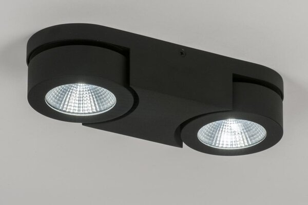 Stropní designové LED svítidlo do chodby AV Black II (LMD)