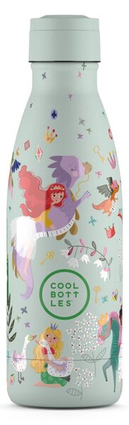 Dětská nerezová termoláhev COOL BOTTLES Kids Princess Kingdom, 350 ml