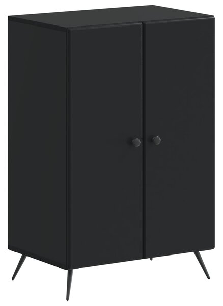 Skříň na obuv BREDA 59,5 x 39,5 x 90 cm Kompozitní dřevo Černá