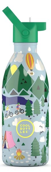 Dětská nerezová termoláhev COOL BOTTLES Kids Outdoor Adventure třívrstvá, 500 ml