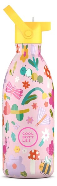 Dětská nerezová termoláhev COOL BOTTLES Kids Bug Life třívrstvá, 500 ml