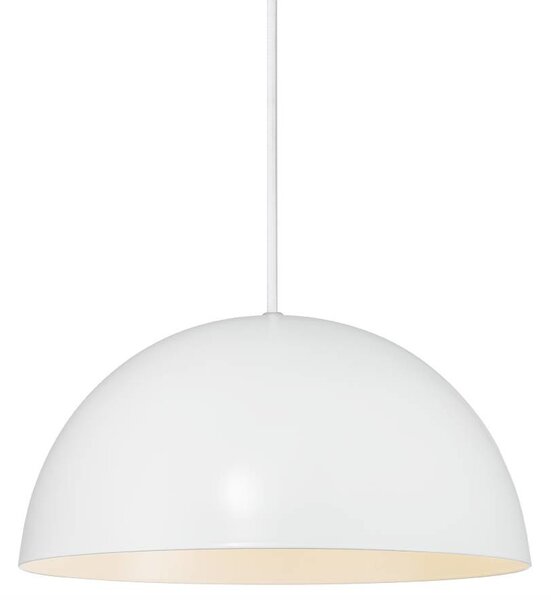NORDLUX Závěsné moderní osvětlení ELLEN, 1xE27, 40W, 30cm, kulaté, bílé 48563001