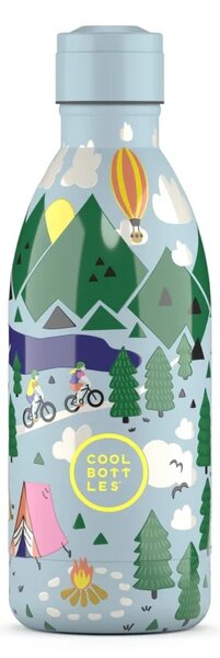 Dětská nerezová termoláhev COOL BOTTLES Kids Outdoor Adventure třívrstvá, 500 ml