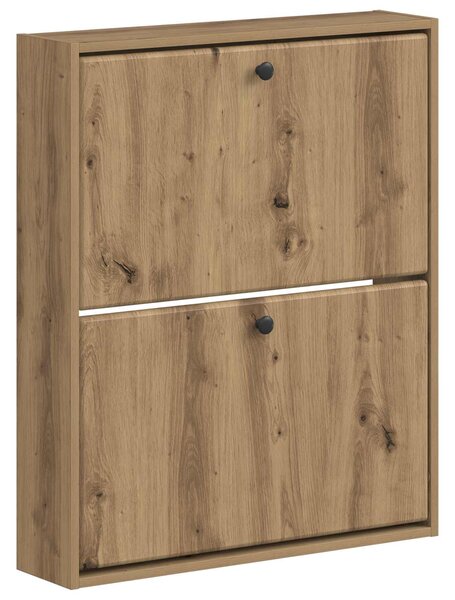 Nástěnná skříň na boty BREDA 71 x 17 x 86 cm Kompozitní dřevo