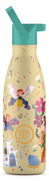 Dětská nerezová termoláhev COOL BOTTLES Kids Magical Fairies, 350 ml