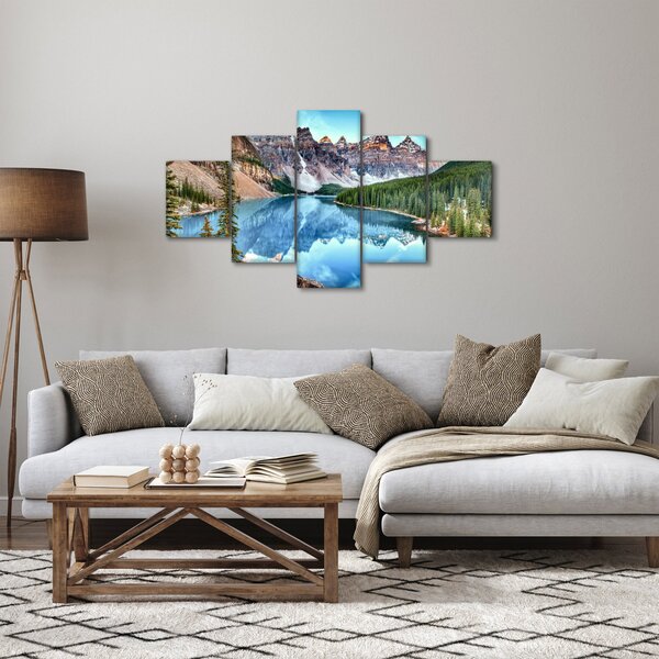 Obraz - Moraine lake (125x70 cm)