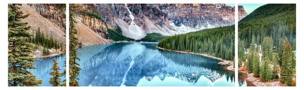 Obraz - Moraine lake (170x50 cm)