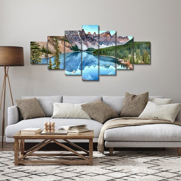 Obraz - Moraine lake (210x100 cm)