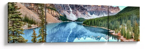 Obraz - Moraine lake (170x50 cm)