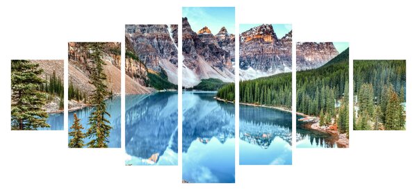Obraz - Moraine lake (210x100 cm)