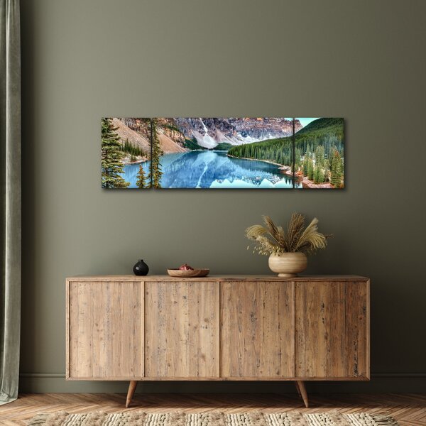 Obraz - Moraine lake (170x50 cm)