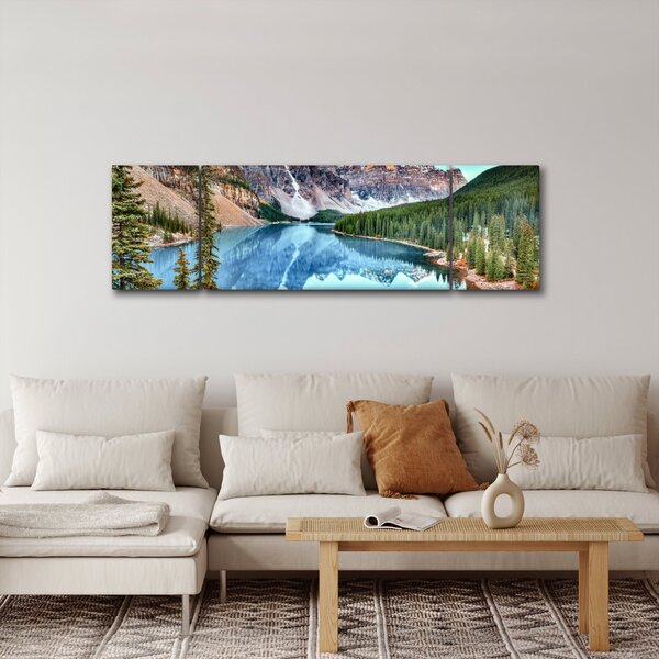 Obraz - Moraine lake (170x50 cm)