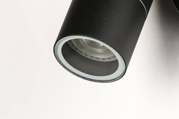 Nástěnné venkovní LED svítidlo Aterio Black Plus (LMD)