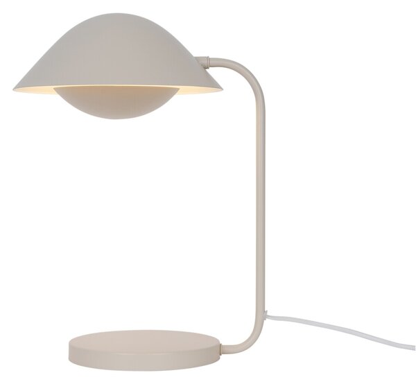 NORDLUX Designová kovová stolní lampa FREYA, 1xE14, 40W, béžová 2213115009