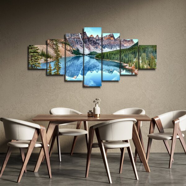 Obraz - Moraine lake (210x100 cm)
