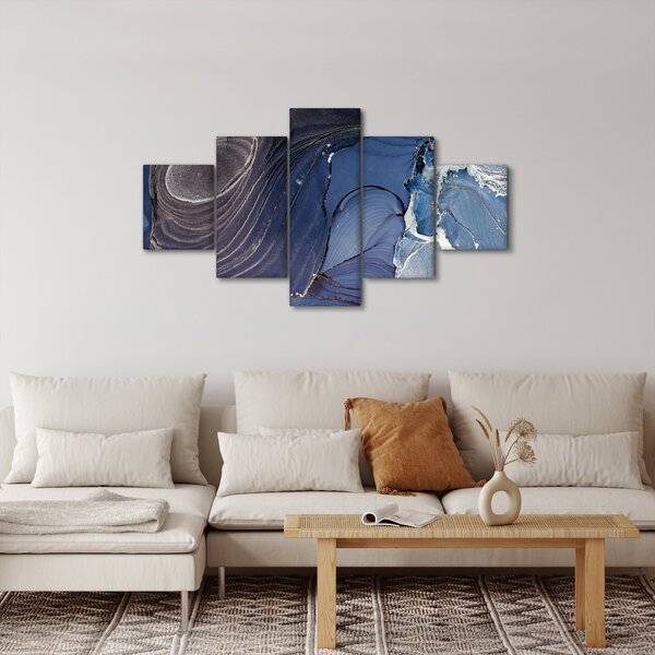 Obraz - Mramorovaný inkoust (125x70 cm)