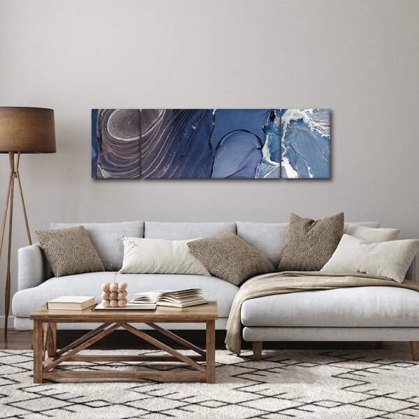 Obraz - Mramorovaný inkoust (170x50 cm)
