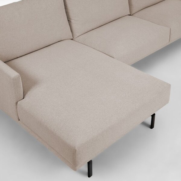 Kave Home Rohová pohovka Galene 254 cm, levá
