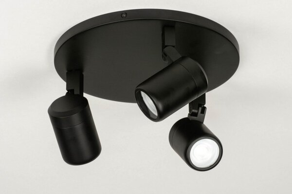 Stropní koupelnové bodové LED svítidlo Genova Black III (LMD)
