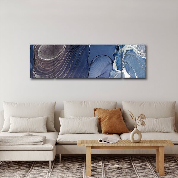 Obraz - Mramorovaný inkoust (170x50 cm)