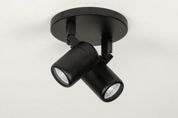 Stropní bodové LED svítidlo do koupelny Genova Black II (LMD)