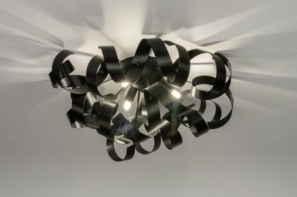 Stropní designové svítidlo Artek Curl Black 45 (LMD)