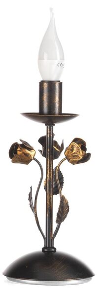 ONLI - Stolní lampa CAROLINA 1xE14/6W/230V 40 cm bronzová