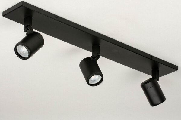 Stropní designové bodové svítidlo do koupelny Genova Black Line III (LMD)