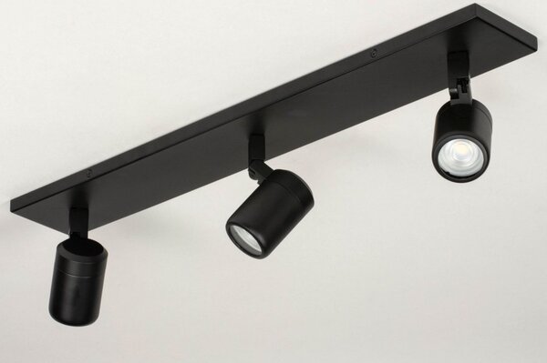 Stropní designové bodové svítidlo do koupelny Genova Black Line III (LMD)