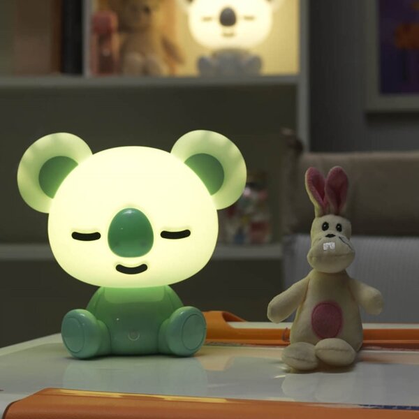 ONLI - LED Stm. dětská noční lampička PUPPIES LED/3W/230V 20 cm koala/zelená