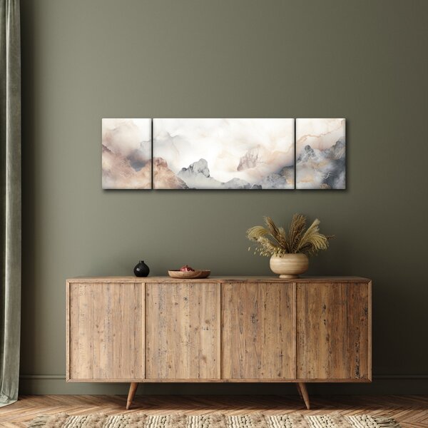 Obraz - Abstrakce hor s texturou mramoru (170x50 cm)