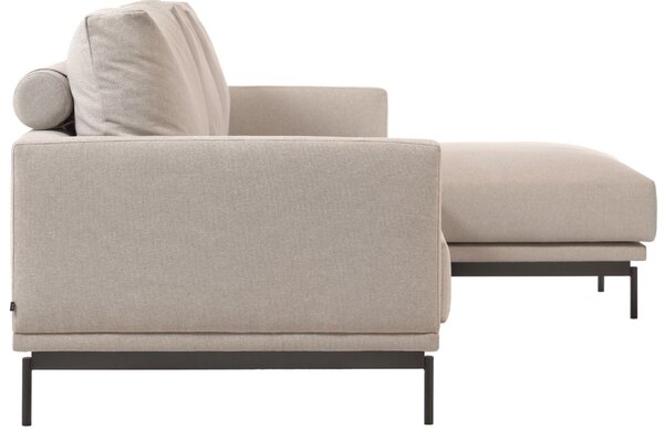 Kave Home Rohová pohovka Galene 254 cm, pravá