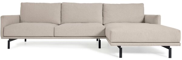Kave Home Rohová pohovka Galene 254 cm, pravá