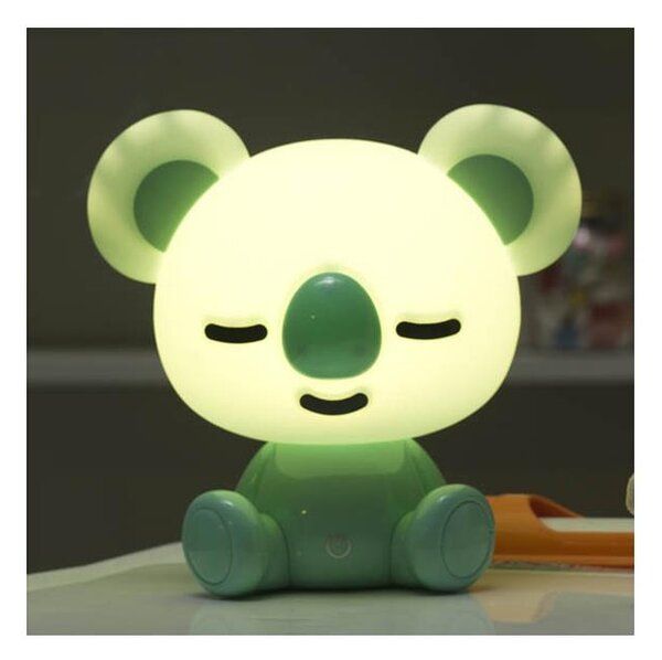 ONLI - LED Stm. dětská noční lampička PUPPIES LED/3W/230V 20 cm koala/zelená