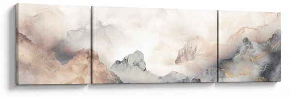 Obraz - Abstrakce hor s texturou mramoru (170x50 cm)