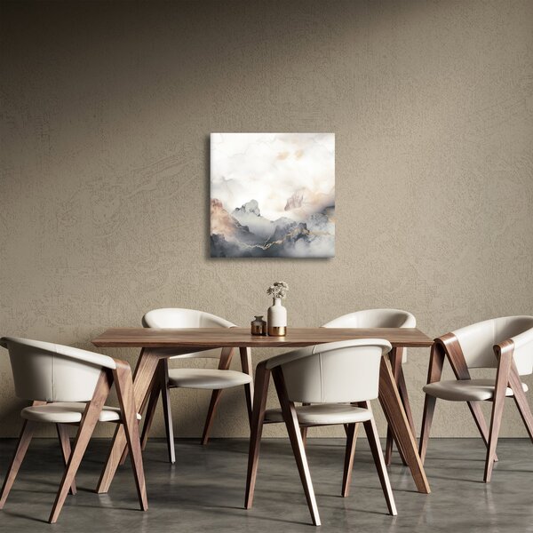 Obraz - Abstrakce hor s texturou mramoru (30x30 cm)