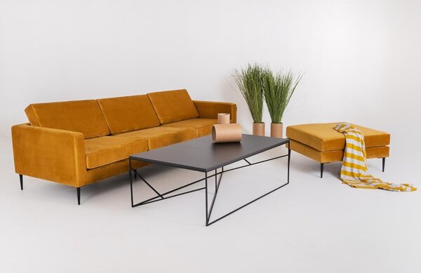 Nordic Design Sametová pohovka Vegas 212 cm