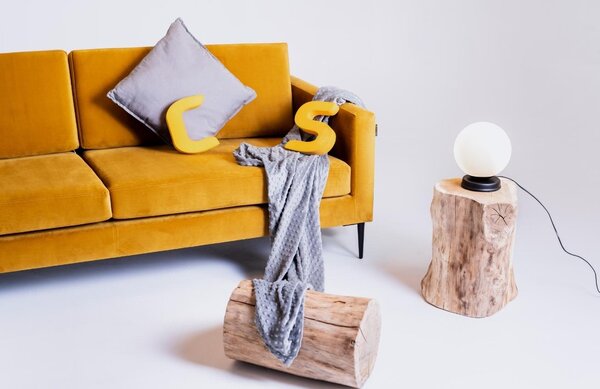 Nordic Design Sametová pohovka Vegas 212 cm