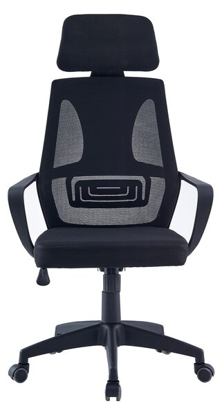 Ergonomická kancelářská židle SOFT - černá síťovina