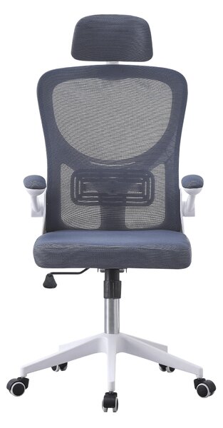 Ergonomická kancelářská židle MAVI - šedá síťovina
