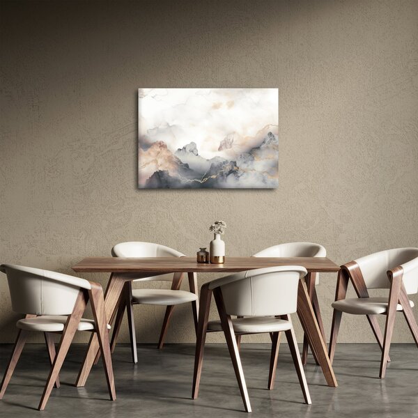 Obraz - Abstrakce hor s texturou mramoru (70x50 cm)