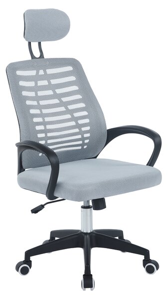 Ergonomická kancelářská židle SONA - šedá síťovina