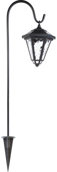 LED Solární lampa LED/1,2V 200 mAh IP44 černá