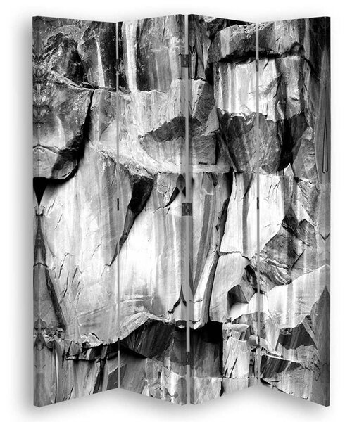 Paraván Extravagantní šedý Rozměry: 145 x 170 cm, Provedení: Klasický paraván